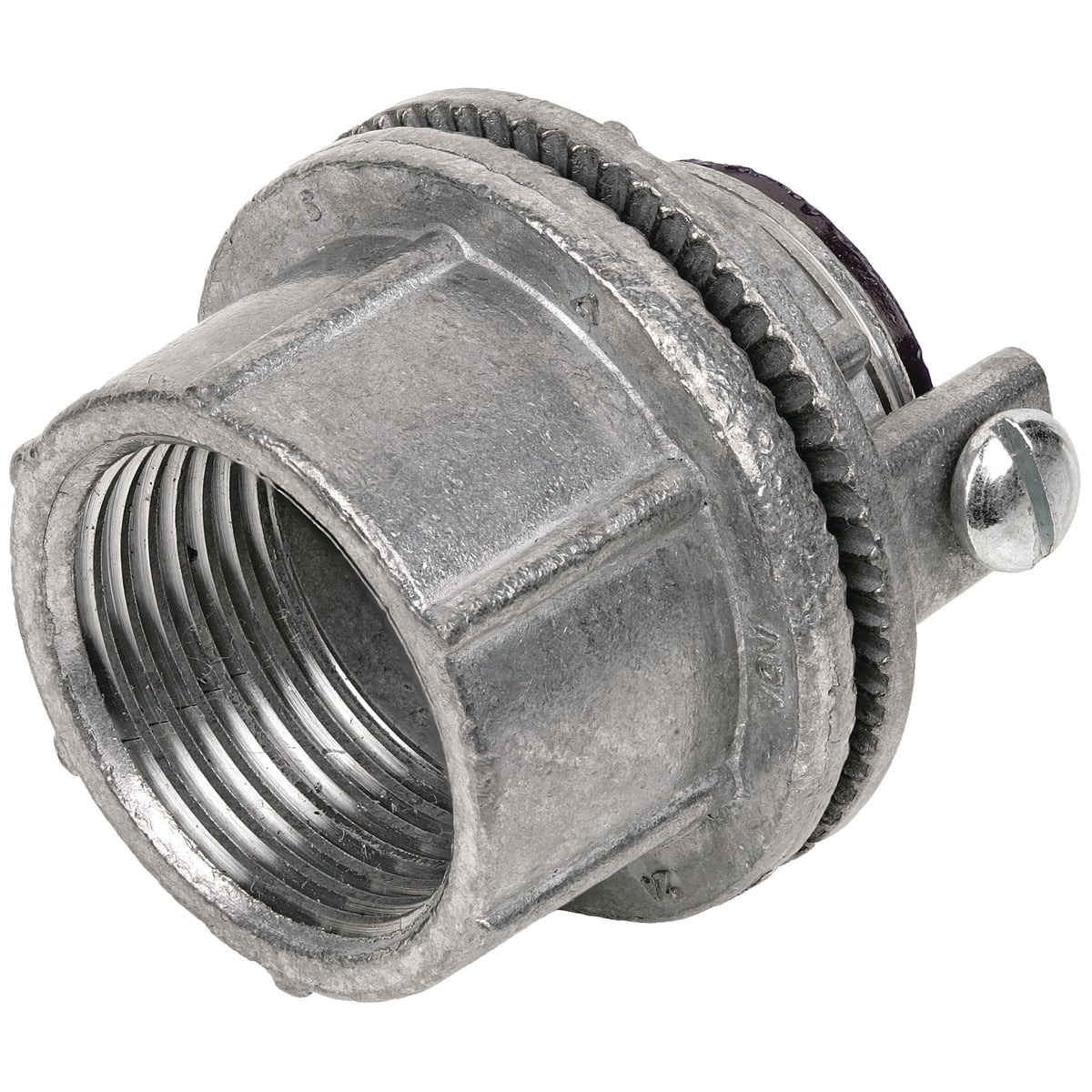 1-1/4" Zinc Weather Proof Conduit Hub w/ Ground