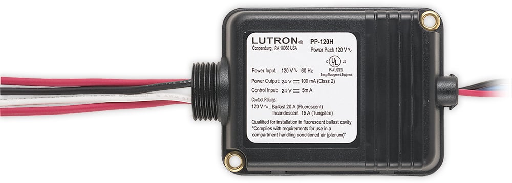 Lutron power pack for occupancy/vacancy sensors, 347 VAC at 60Hz