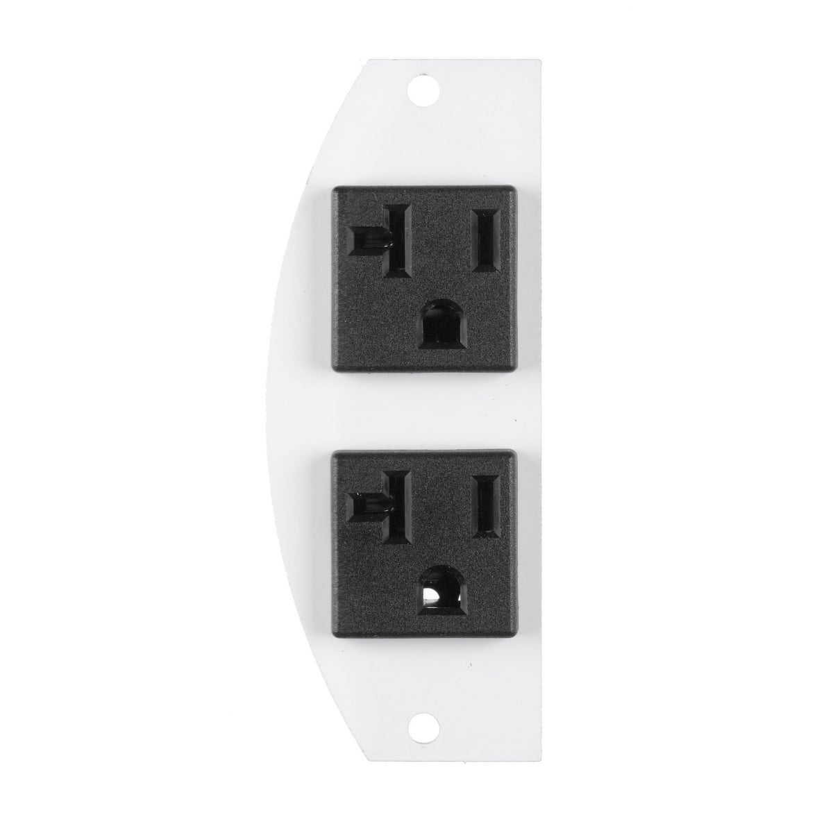 Fire Rated Poke Throughs, Recessed 8" Series, (2) 20A Pre-Wired Receptacles, 1 Circuit, 18" Leads