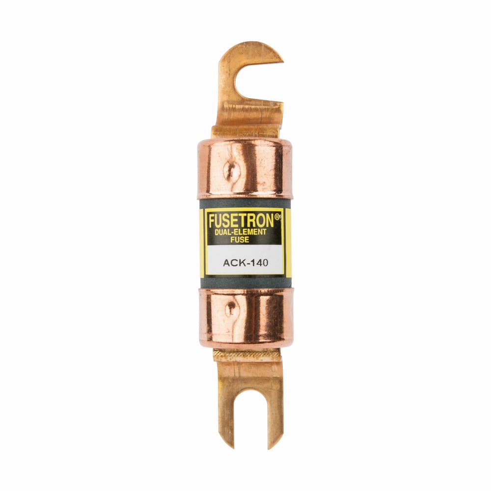 Eaton Bussmann series ACK fuse, Time-delay stud-mounted fuse, DC circuits protection for fork lift truck and battery chargers, 160 A, Dual, Non-indicating, 100 sec at 200%, 35 sec 300%, 13 sec at 500%, Stud, Standard, 72 Vdc