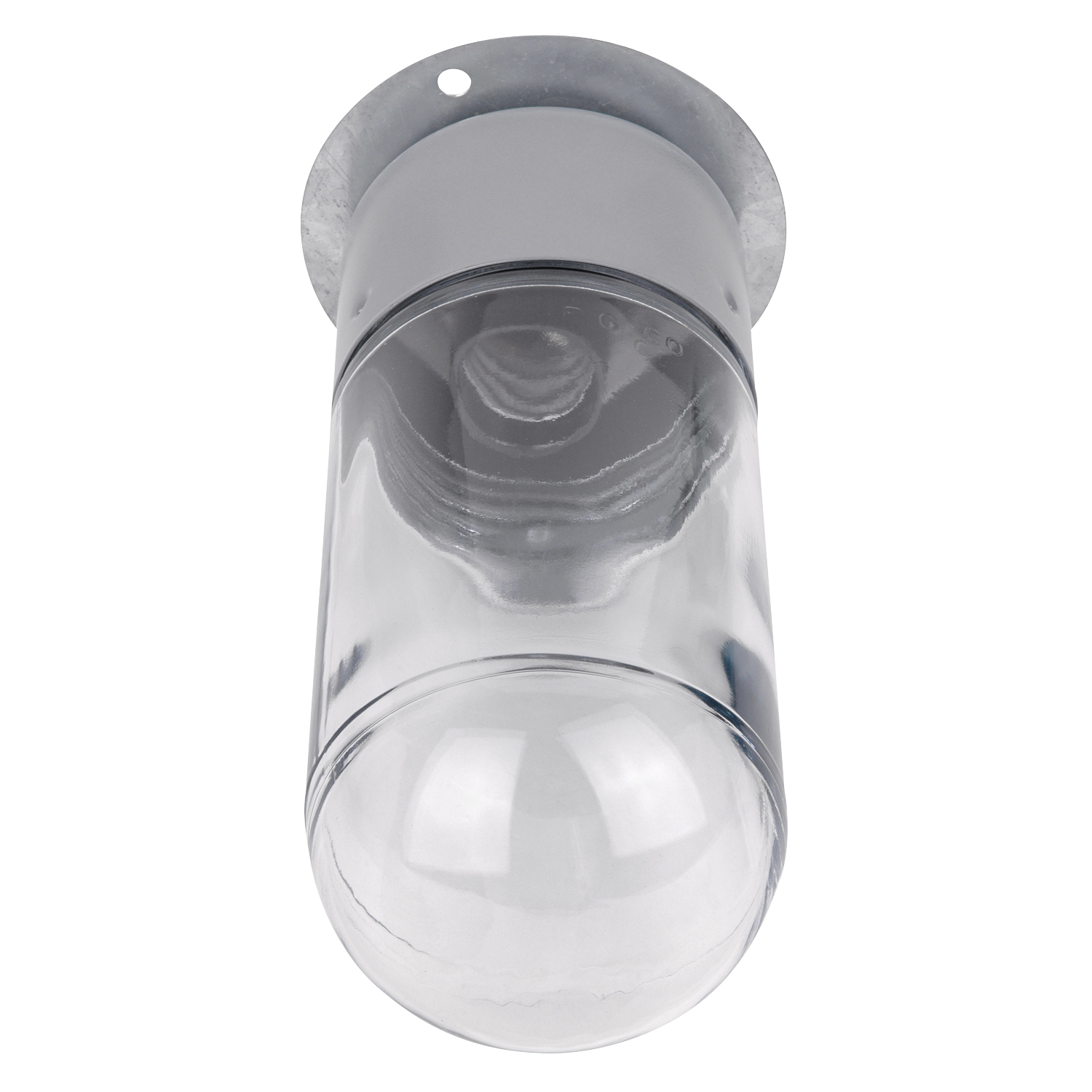 Universal Economy Fixture and Glass Globe, 8-11/64 Inches Long, 3-27/64 Inches Wide, Gray Finish, 75 Watt Maximum, For Indoor Use, Pack of 10