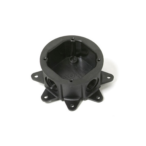 EPCO, Junction Box, SPIDERBOX, Wet/Damp Location, Material: Phenolic Plastic, Cable Entry: Knock Outs, Cubic Capacity: 12 CU-IN, Knockouts: Yes, Knockout Size: 3/4 IN, Maximum Temperature: 302 DEG F,150 DEG C