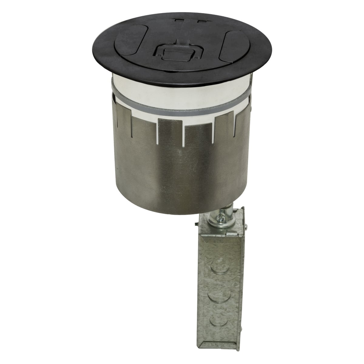 Fire Rated Poke Throughs, Recessed 6" Series, Kit, (1) S1R6PTFIT, (1) S1R6SPW, (1) S1R6SPZ, (1) S1R6CVRBLK