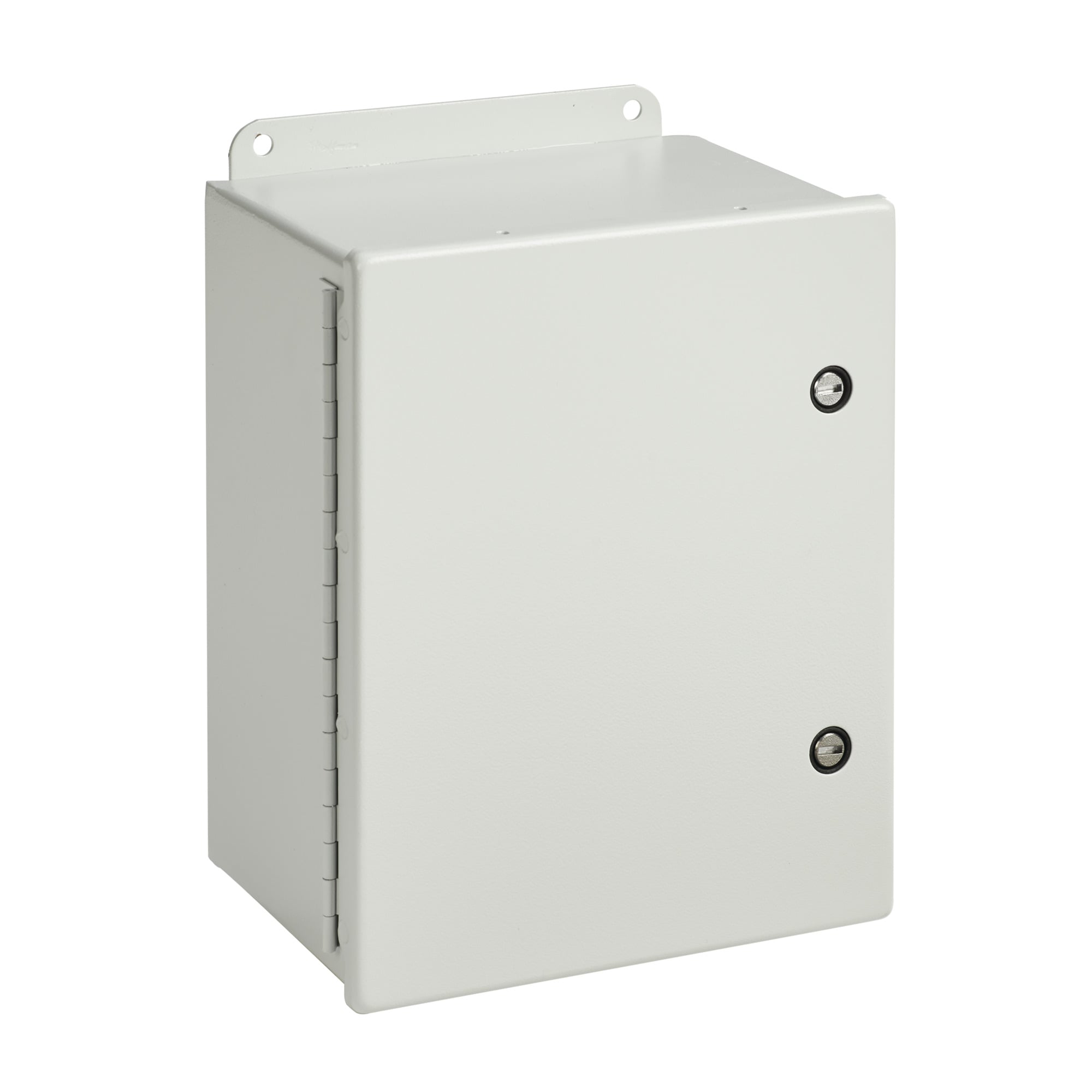 Continuous Hinge with 1/4-Turn Latch Type 4, 10.00x8.00x6.00, Gray, Steel