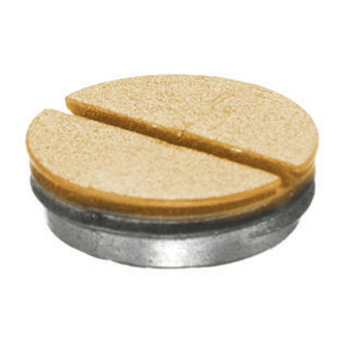 S1FP34BRS Replacement Standard Sized Flush Plug, 1.05 in Dia, Metallic