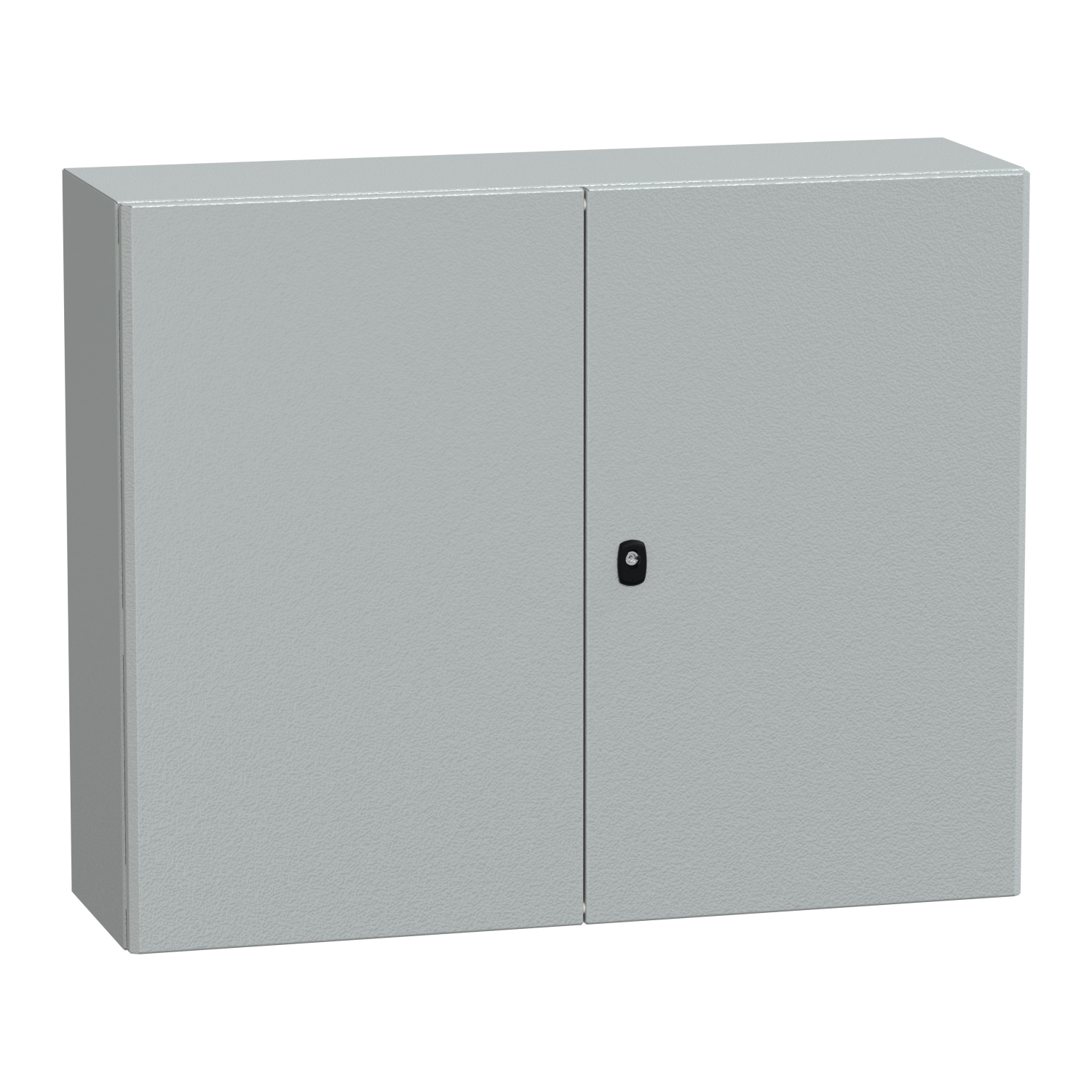 Wall mounted steel enclosure, PanelSeT S3D, double plain door, without mounting plate, 800x1000x300mm, IP55, IK10