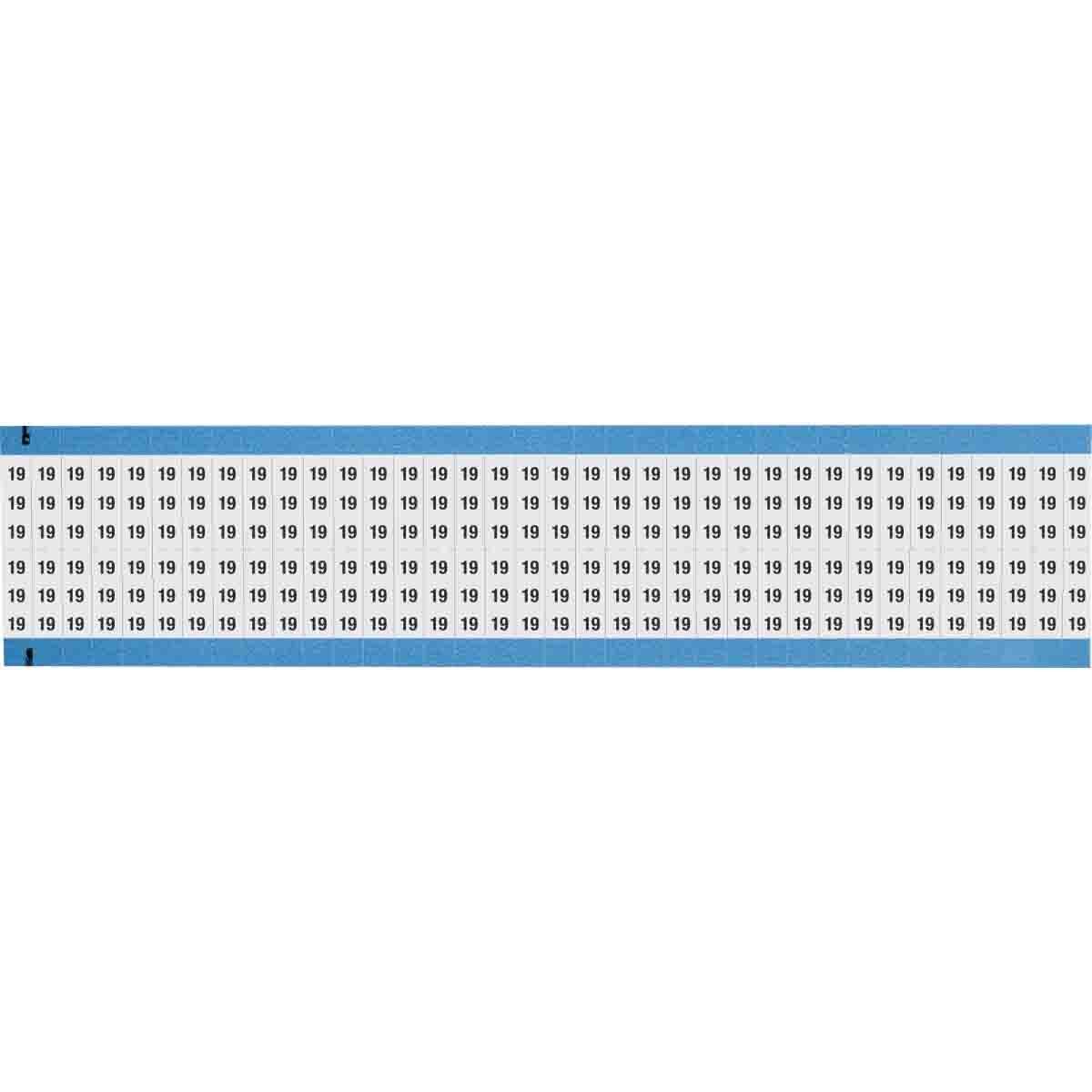 Wire Marker 0.75in H x 0.25in W, 19
