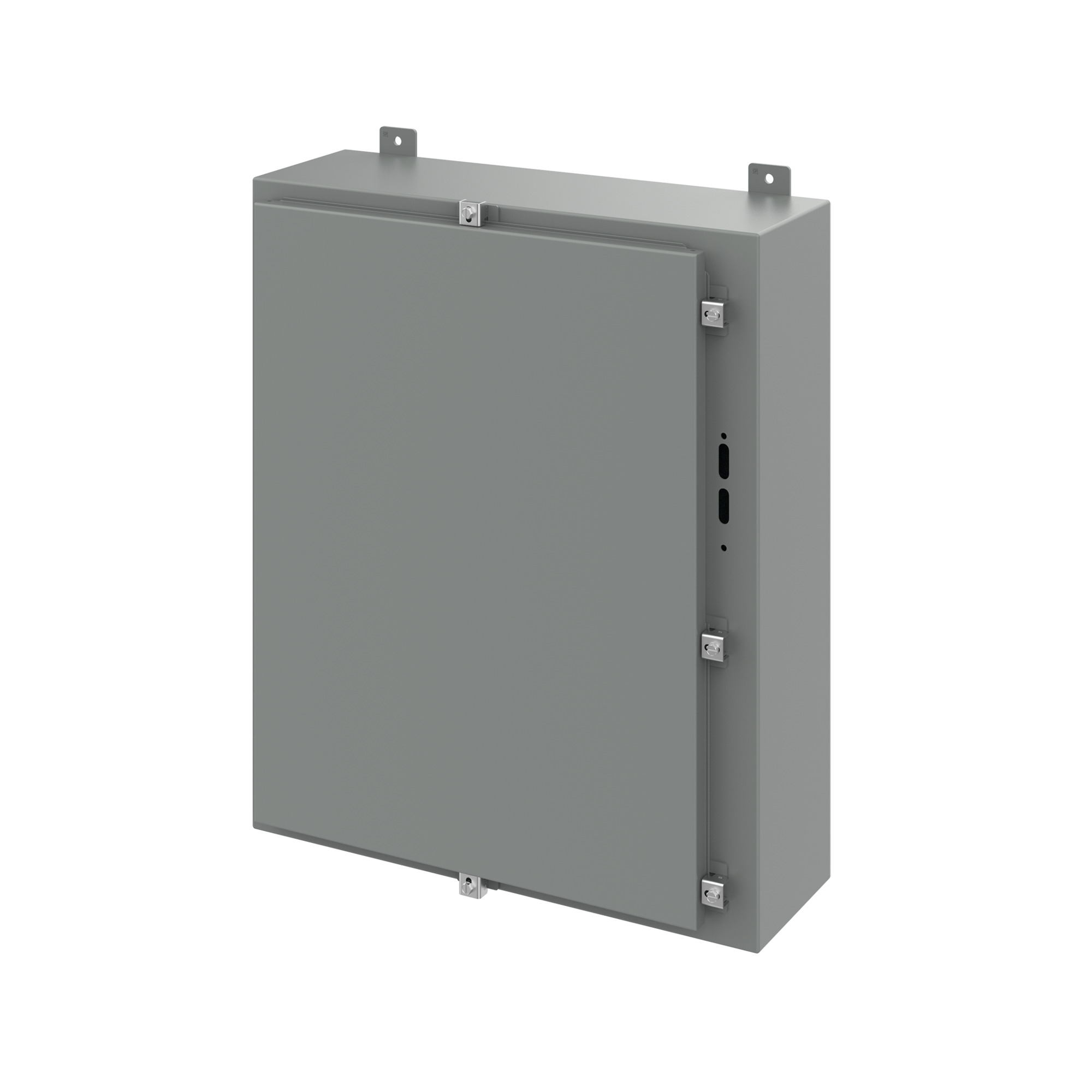 Disconnect Enclosure with Clamps Type 4, 30.00x25x8.00, Gray, Steel