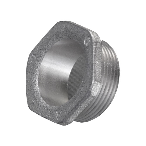 Metal Rigid Conduit Bushed Nipple; 4 Inch, MNPT, Malleable Iron