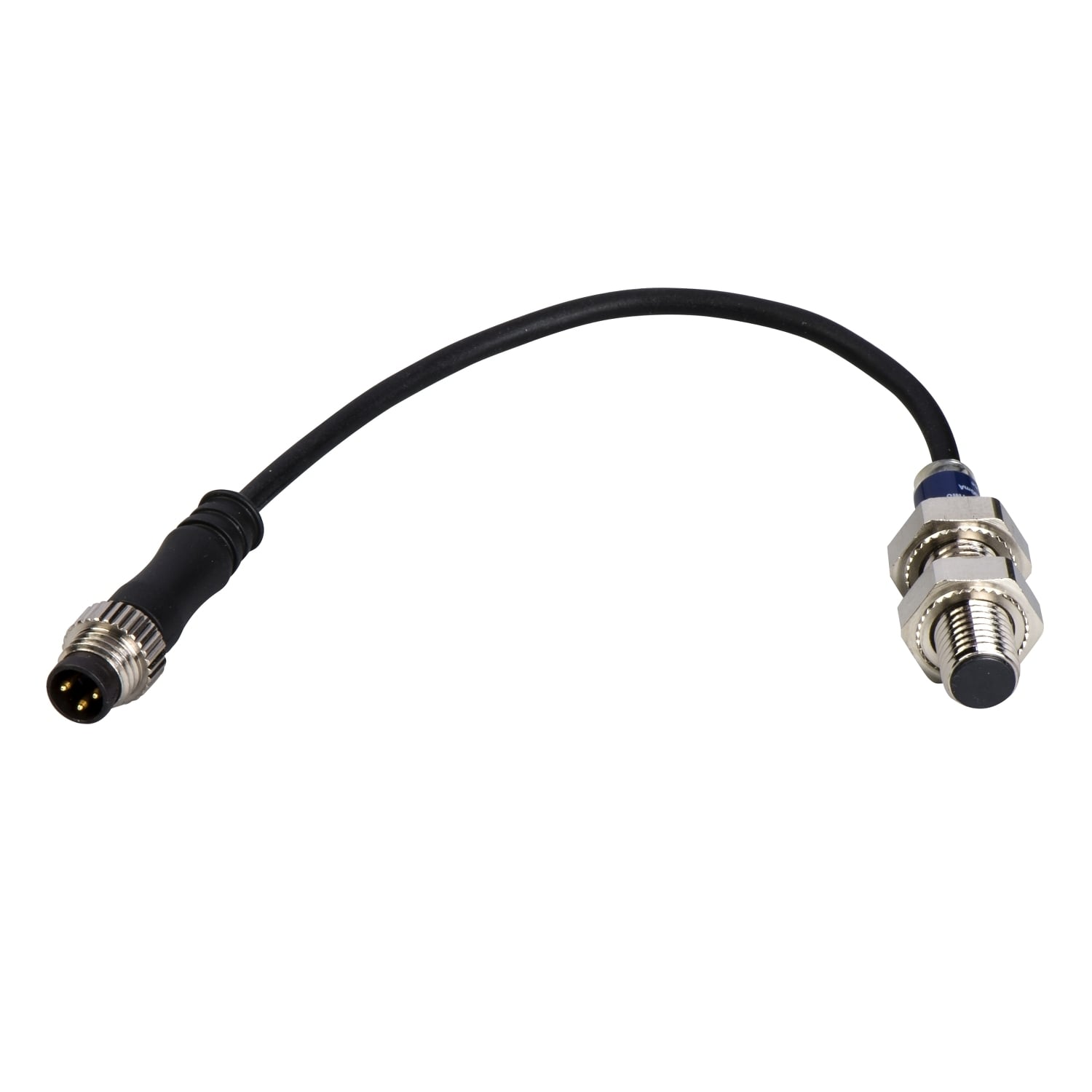 Inductive proximity sensors XS, inductive sensor XS5 M8, L33mm, stainless, Sn1.5 mm, 12...24 VDC, pigtail M8