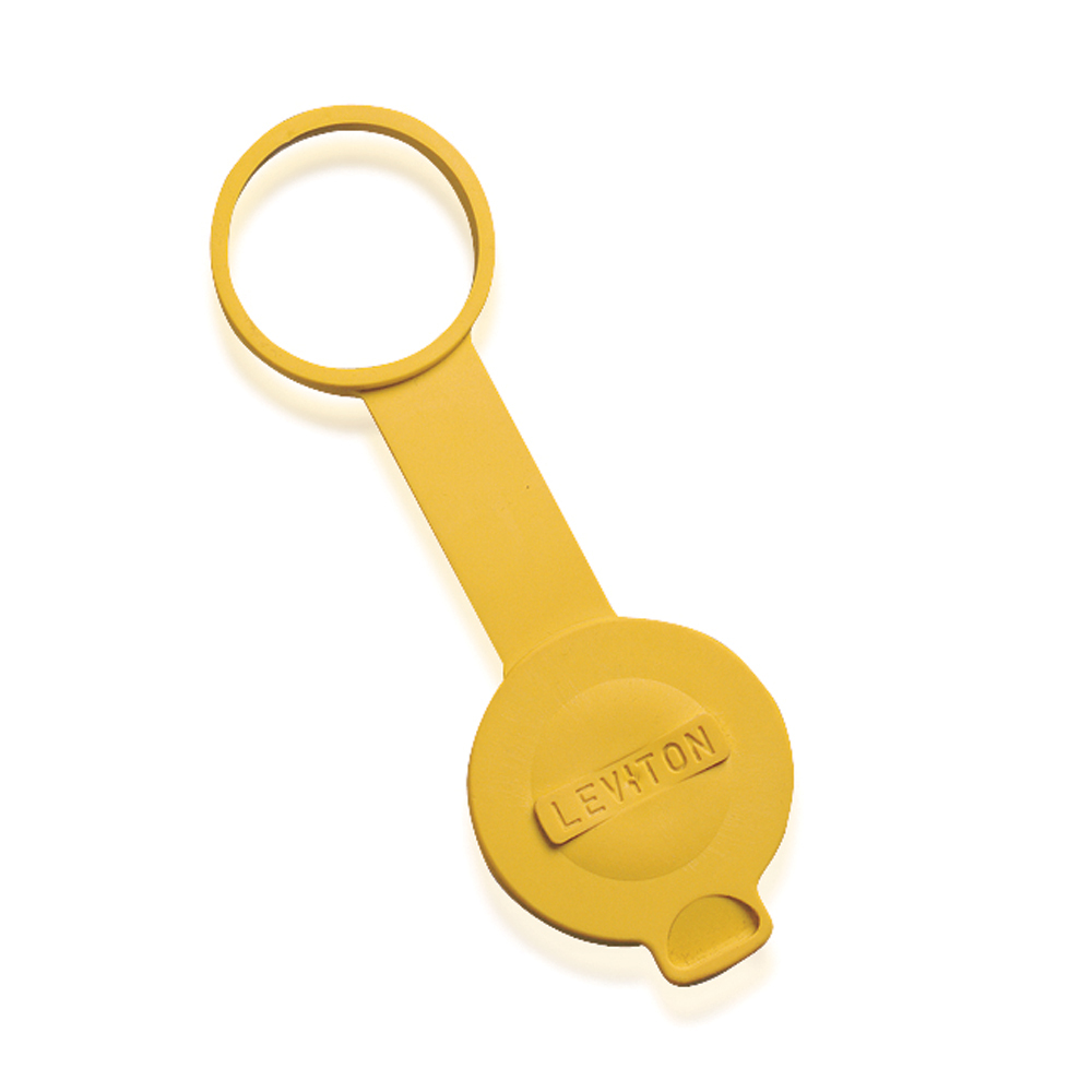 Cap for Straight / Locking Connector, 20 Amp, Wetguard IP66 - Yellow