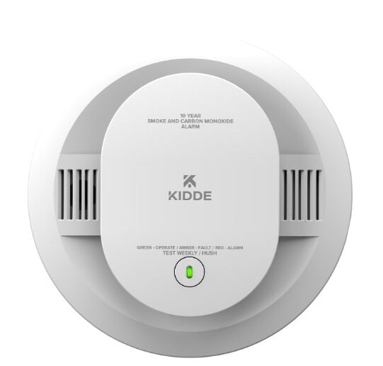 DETECT Combination Smoke & Carbon Monoxide Alarm, 10-Year Battery Powered with Voice Alerts, 1 Pack