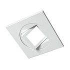 4-inch White Square Multi-Adjustable Recessed LED Downlight, 4000K