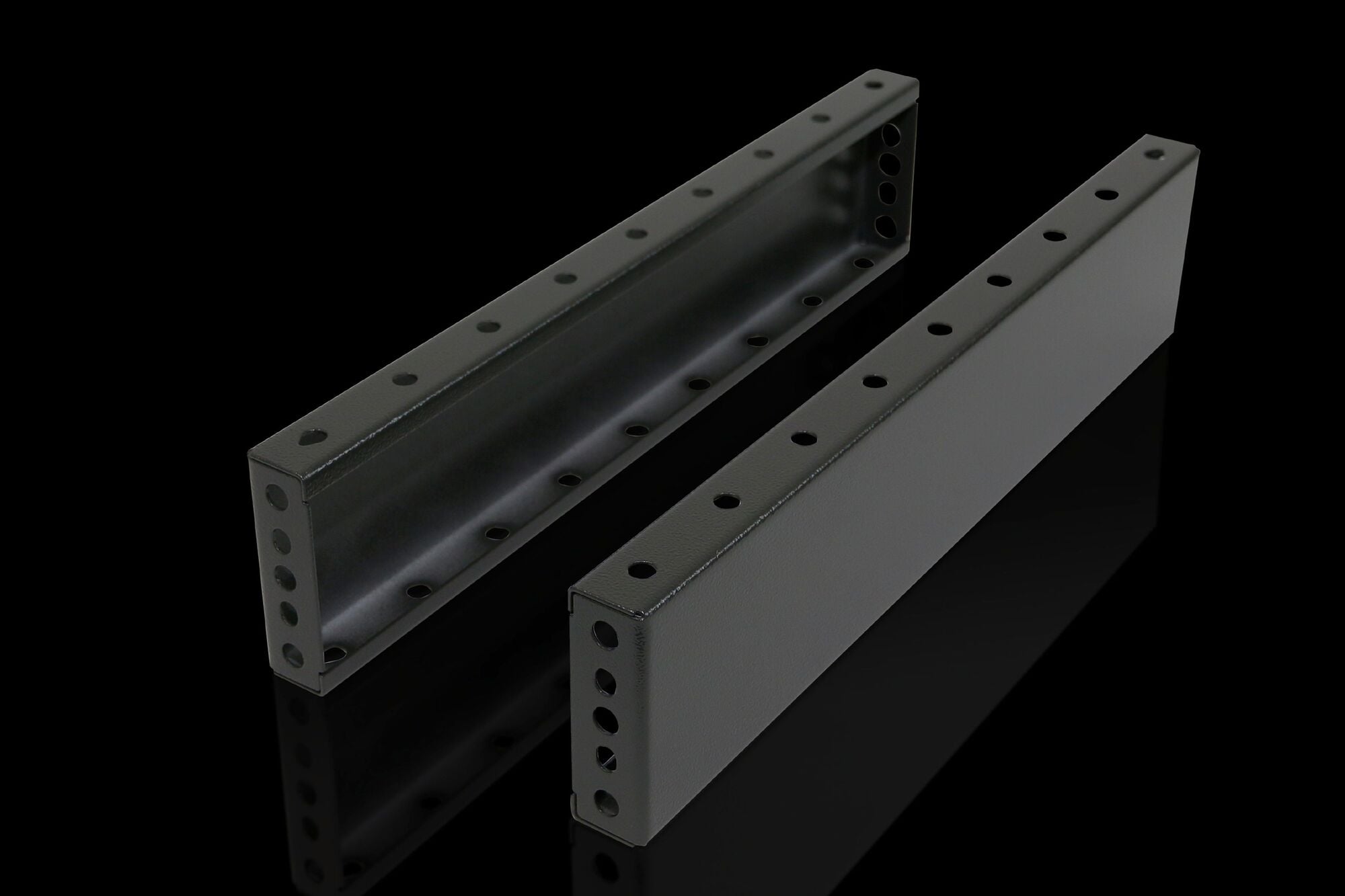 TS Trim panel, sides, H: 100 mm, for W: 600 mm, RAL 7022, carbon steel
