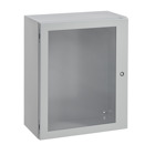 Concept Window-Door Enclosure, 24.00x20.00x6.00, Lt Gray, Steel