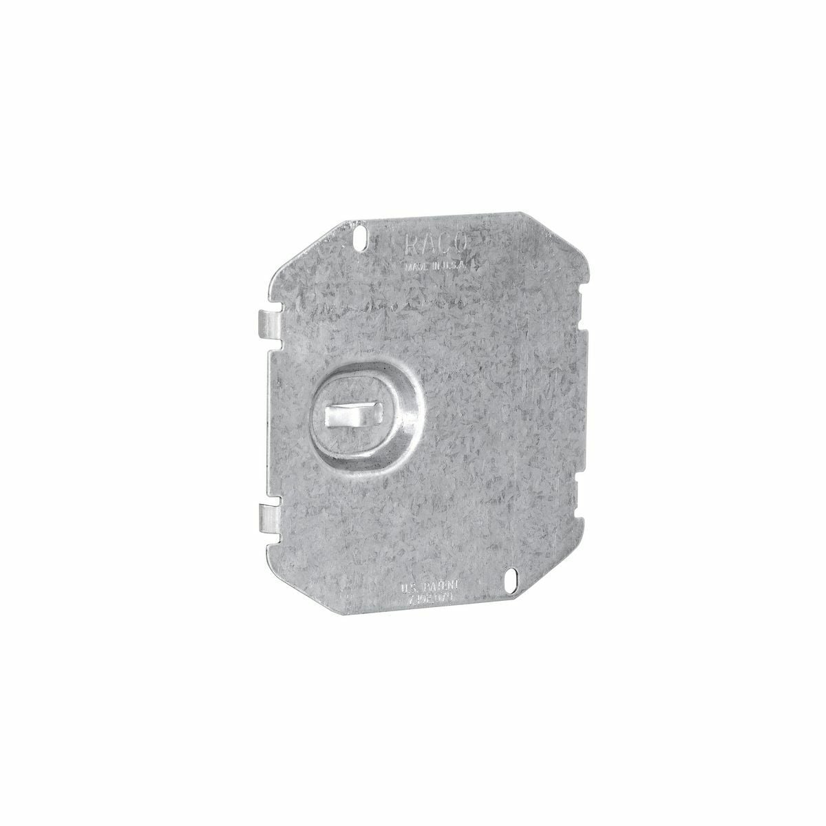 Raised 3/4 In. and Flat for Device and Wire Protection, Flat, for2Device Mudring