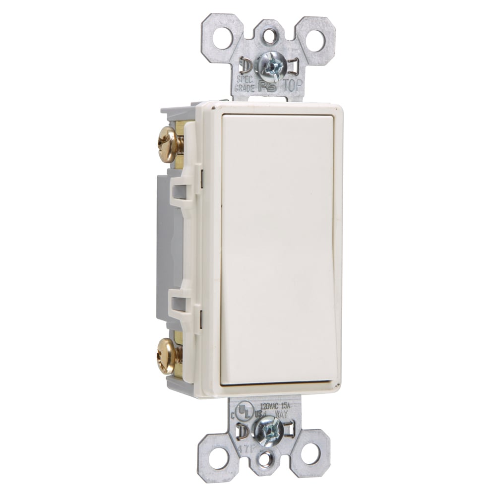 TM874LASL radiant 15 Amp 4-Way Switch Locator Light, Light Almond