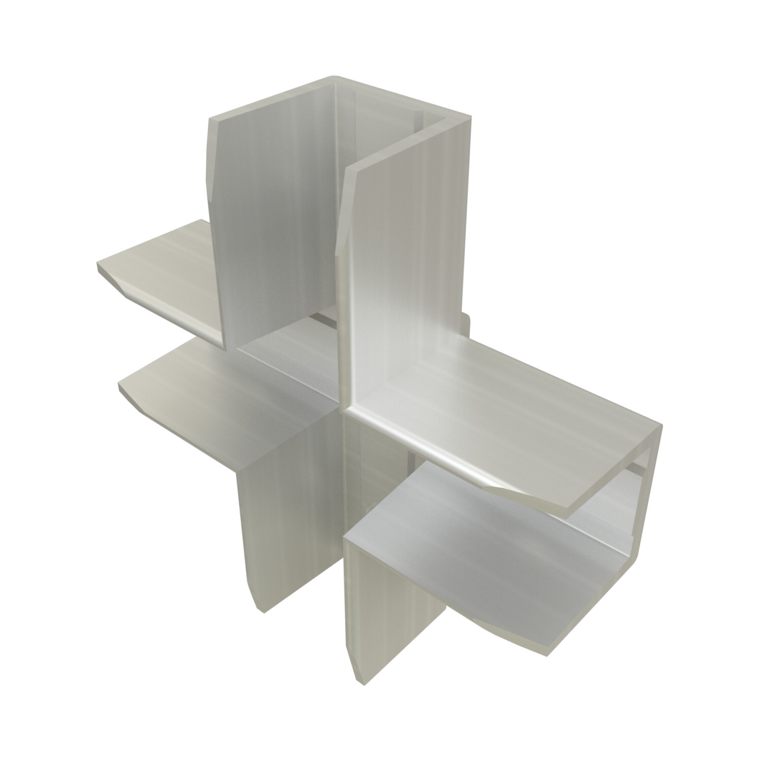 UNISTRUT FITTING, 4-7/8"x 1-3/8"x 4-7/8", AL