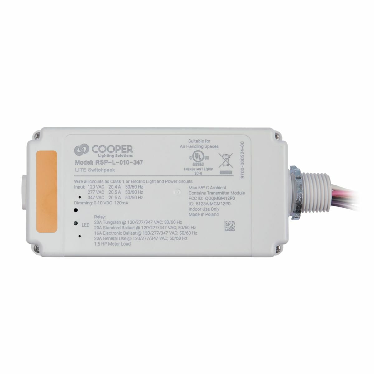 Wireless Universal Voltage Dimming Switchpack - 20 amp