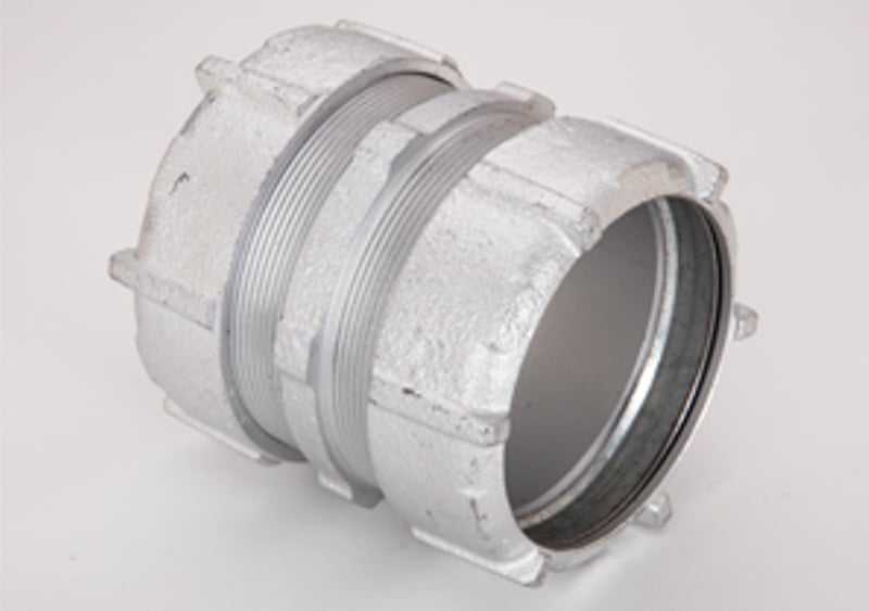 3"  Malleable Iron Rigid Compression Coupling