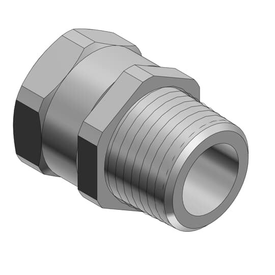 3/4 Inch Steel Liquidtight Union With Electro Zinc Chromate Coating