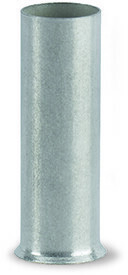 Ferrule; Sleeve for 25 mm² / AWG 4; uninsulated; electro-tin plated; electrolytic copper; gastight crimped; acc. to DIN 46228, Part 1/08.92