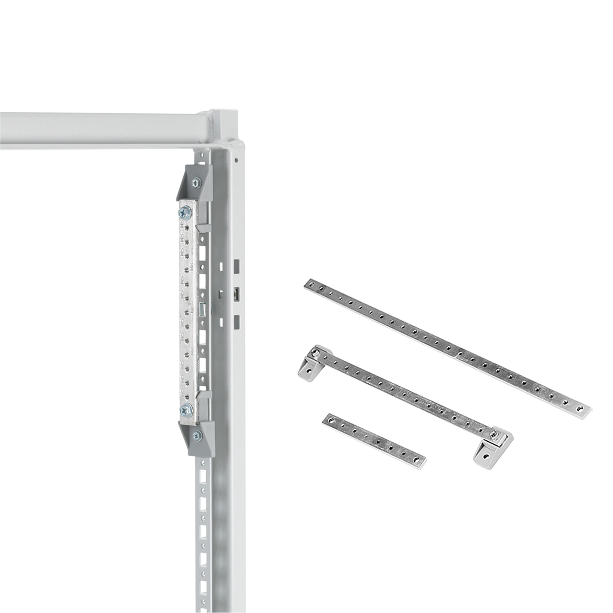 Grounding Bar System 600mm, fits 800mm Depth, Plated, Copper