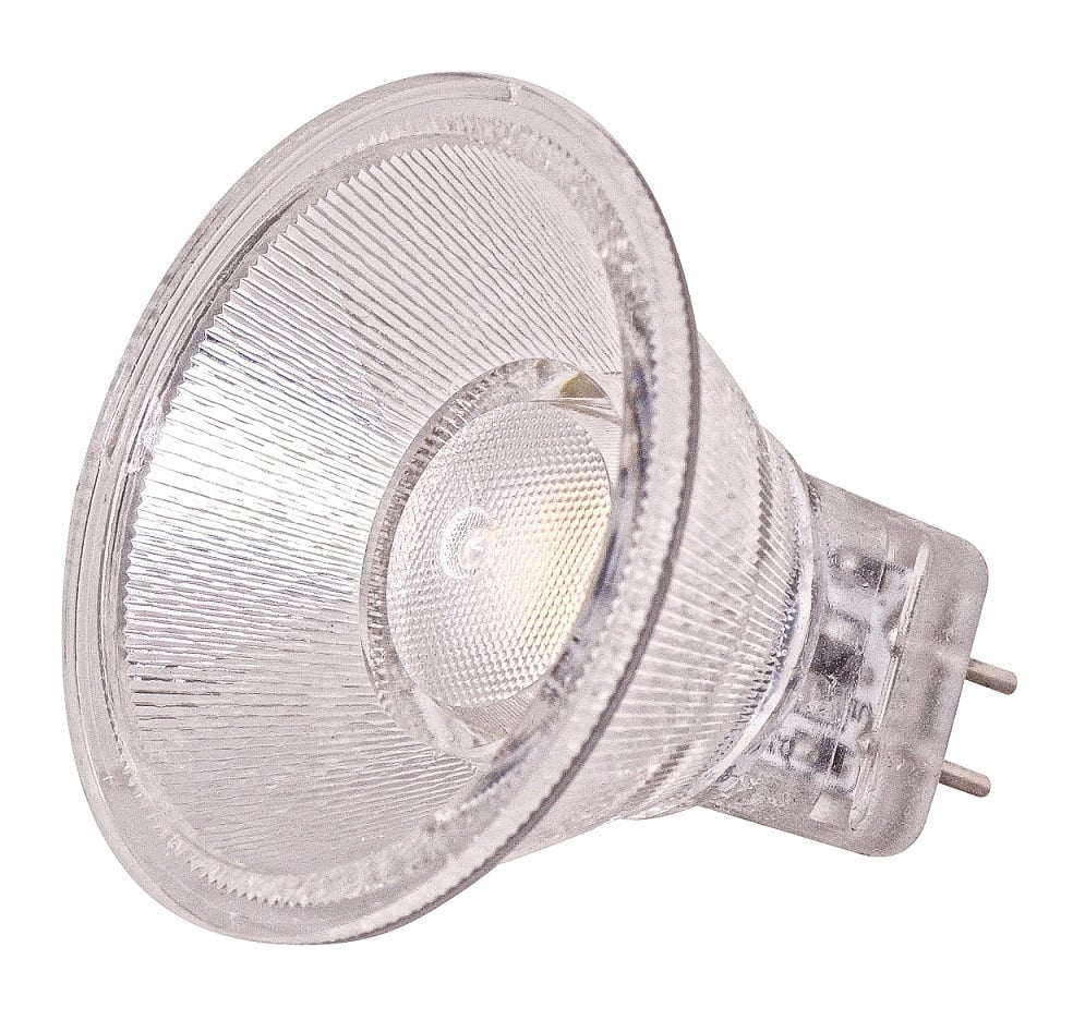 MR LED, Designation: 1.6W - LED MR11 LED - 40' Beam Spread - G4 Base - 5000K - 12V