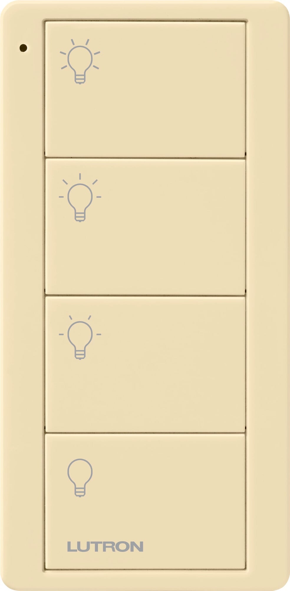Pico Wireless Control, 4-button, light scene control in ivory