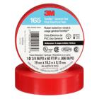 3M Temflex Vinyl Electrical Tape 165, Red, 3/4 in x 60 ft (19 mm x 18 m), 100 Rolls/Case