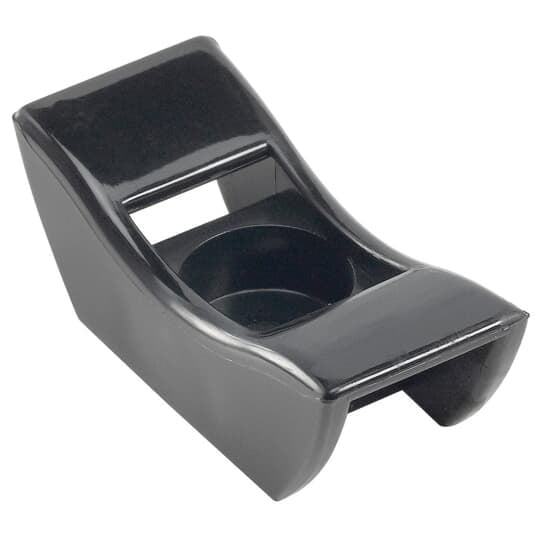 Heavy-Duty Mounting Cradle, Black Nylon 6.6 for Temperatures up to 85 Degrees Celsius, Weather and Ultraviolet Resistant, Length of 44.45mm (1.75 Inches), Width of 19.1mm (0.75 Inches), Height of 15.9mm (0.626 Inches), for Use with Lashing Ties, Screw Mounting Method, #10 Screw