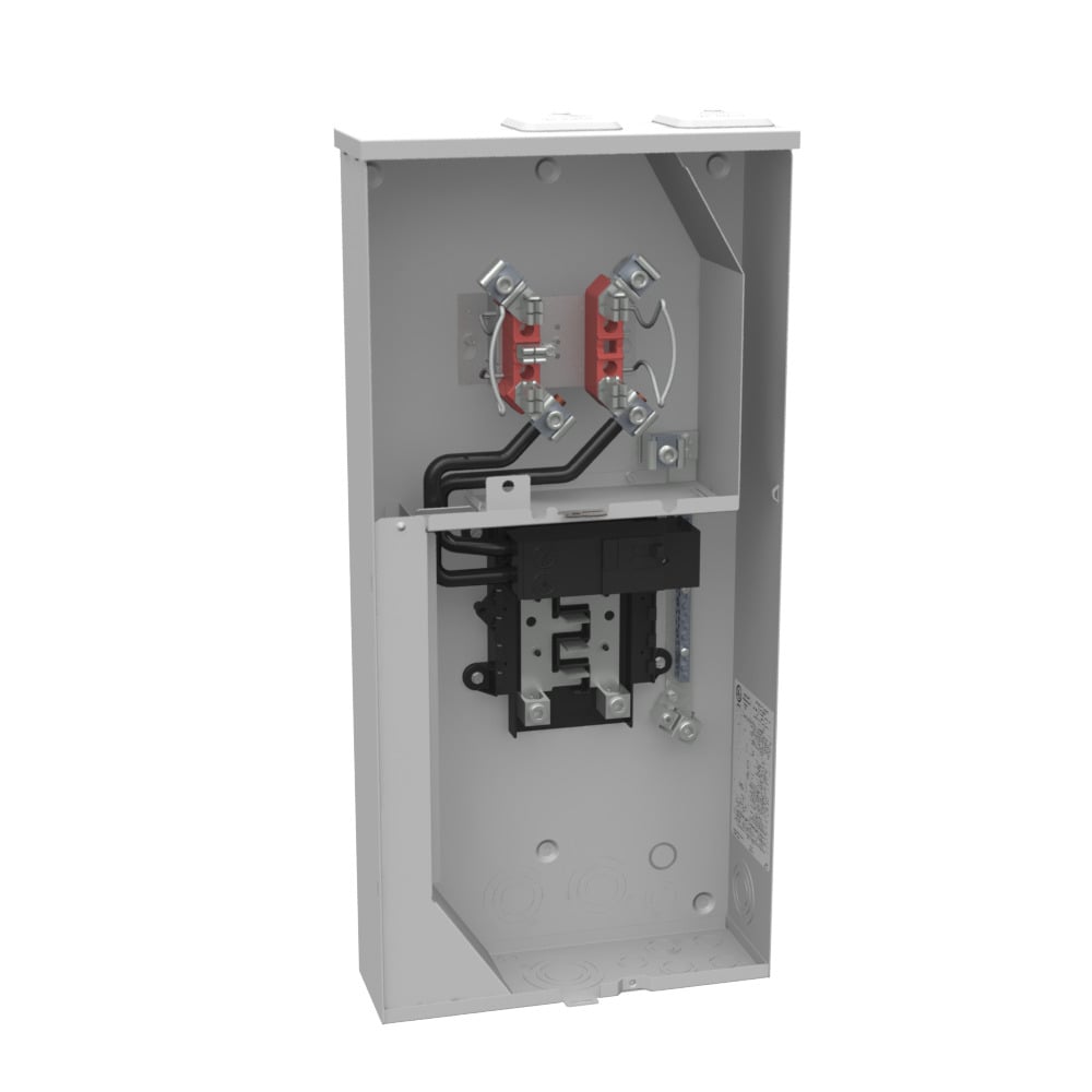 U5168-XTL-150 4 Term, Ringless, 2 Small Closing Plates, 1-150 Amp, Main Breaker, 8 Branch Circuit