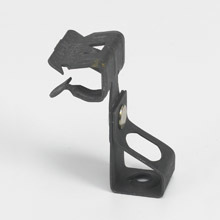 Eaton B-Line series all threaded rod and drop wire supports, Hangers, Flange, 1" Height, 1" Length, 1" Width, 0.062lbs, Rod to beam hangers, .13" Min, .25" Max mount size, 0.25" - 0.38" rod size, 160 lbs load capacity, Nuts required