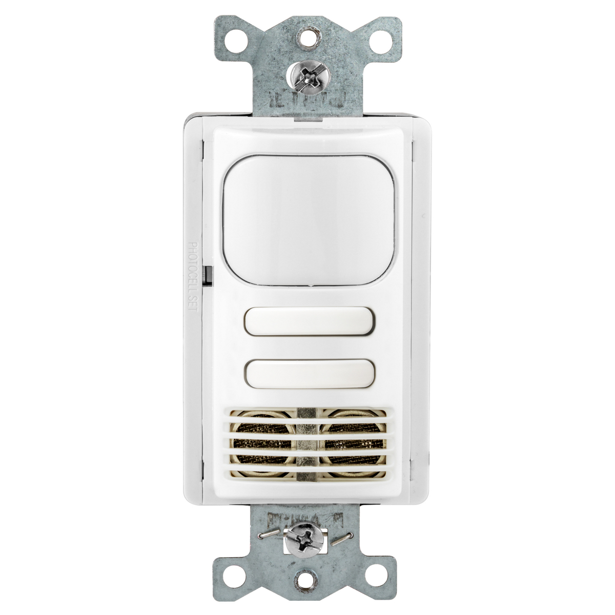 Occupancy/Vacancy Sensors, Wall Switch,Adaptive Dual Technology, 2 Circuit, 120/277V AC, White