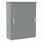 Screw-Cover Drip-Shield Type 3R With Knockouts, 30x24x8, Gray, Steel