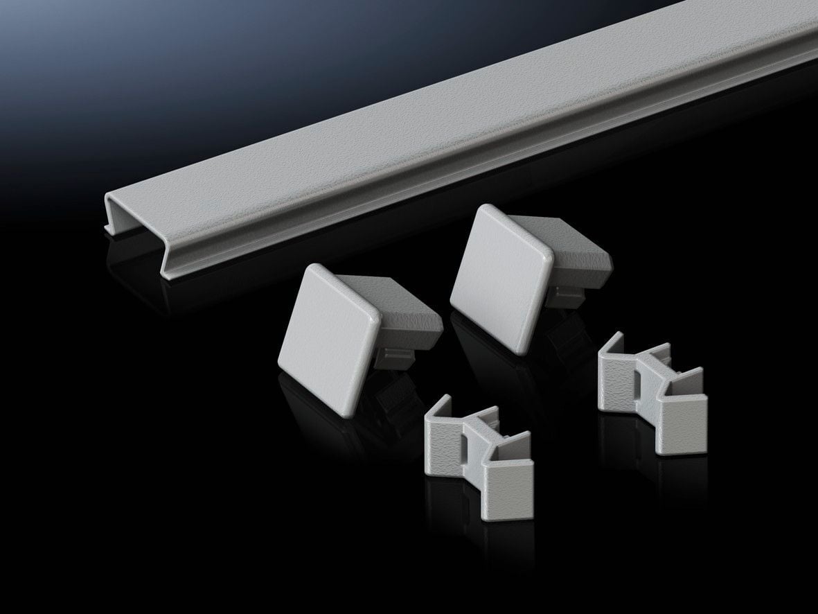 TS Baying cover, top, for D: 600 mm, Plastic, RAL 7035