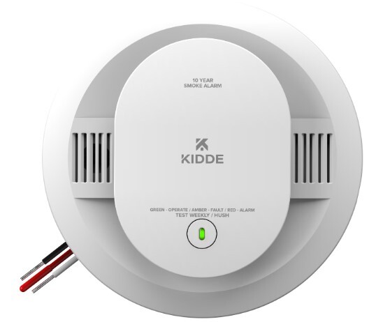 DETECT Smoke Alarm, Hardwired with 10-Year Backup Battery, 1 Pack