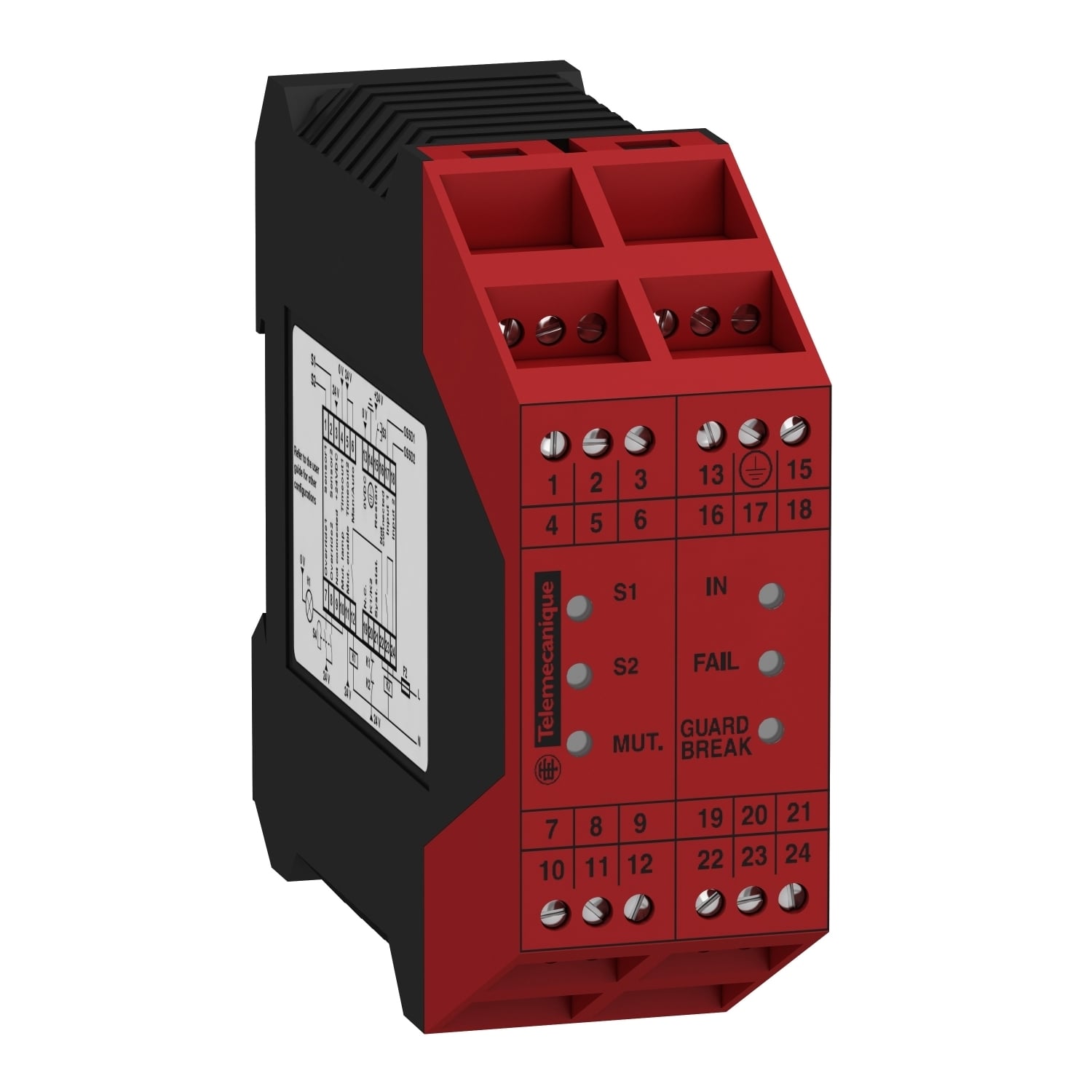 Preventa safety module, Preventa Safety automation, XPSLC, Monitoring mute function light curtain, type2, type4