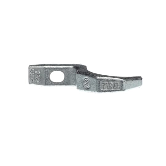 1-1/2 Inch, Pipe Strap, Malleable Iron, Electro Galvanized Finish for Use with Rigid/IMC Conduit