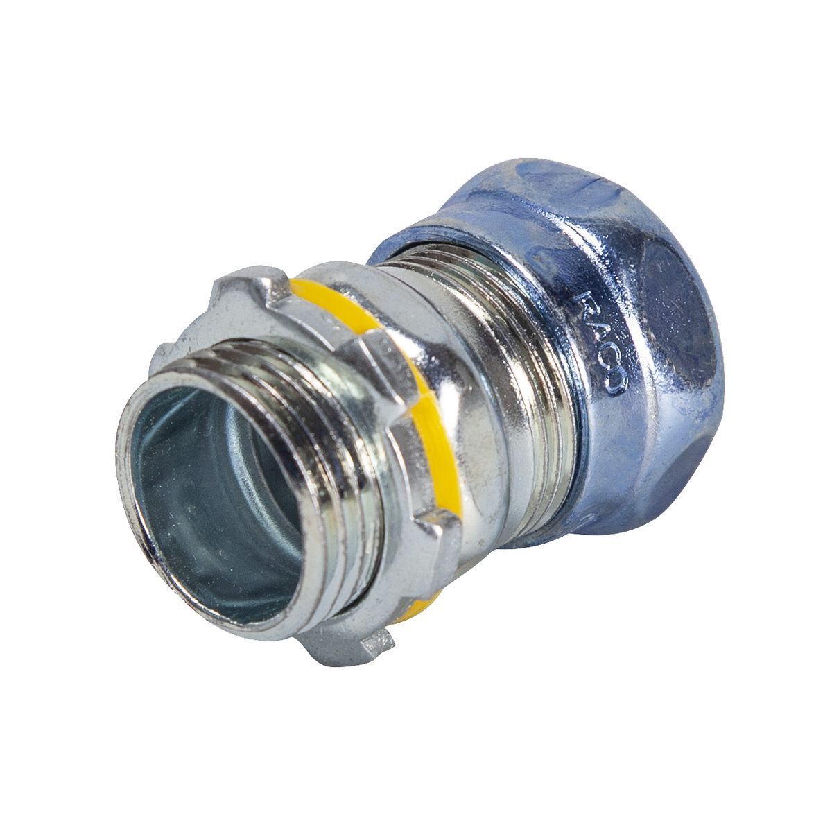 Compression Uninsulated Connectors, Raintight Steel, 2 In. Trade Size