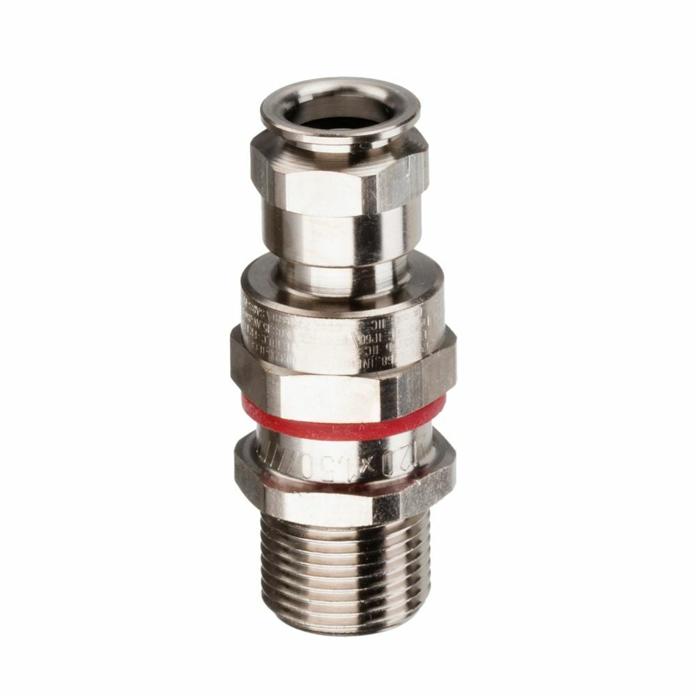 Eaton ADE 1FC, Non-armoured Barrier, Nickel-plated Brass, 3/4", 3 (L), 12-21