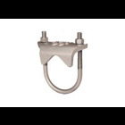 4" Right Angle type conduit clamp for Rigid, IMC and EMT conduit.