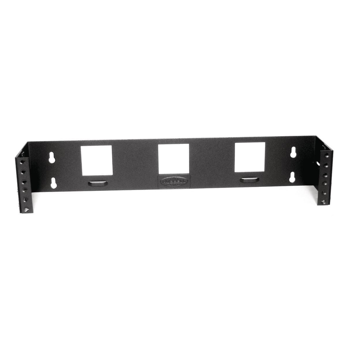 Cable Management Hardware, Wall Mount Bracket, Bottom Hinged, 2 Rack Units, 4" Deep