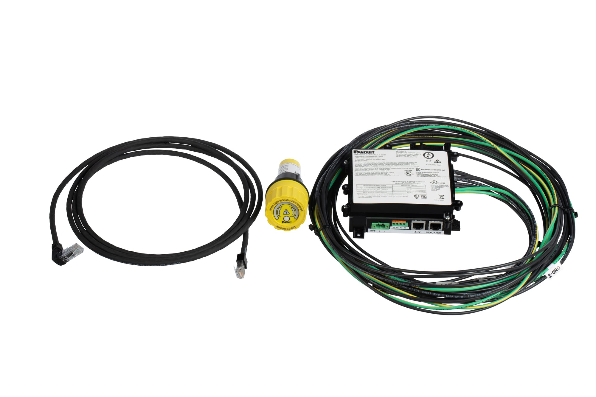 VeriSafe 2.0 AVT 1P, 2' (0.6m) system cable, Battery Indicator
