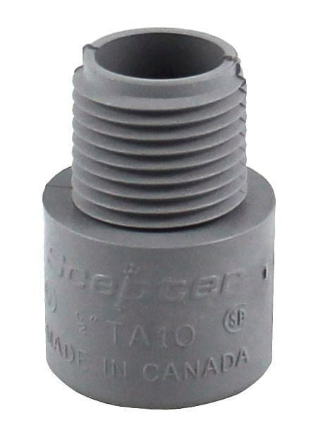 TA10 1/2" PVC TERMINAL ADPT SCEPTER