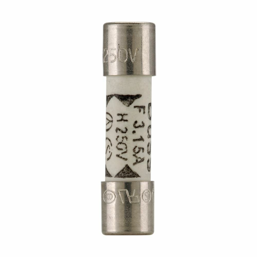 Eaton GDA Series Fast-acting fuse 3.15A, 250 Vac, 32 Vdc (self certified), BK-GDA-3-15A
