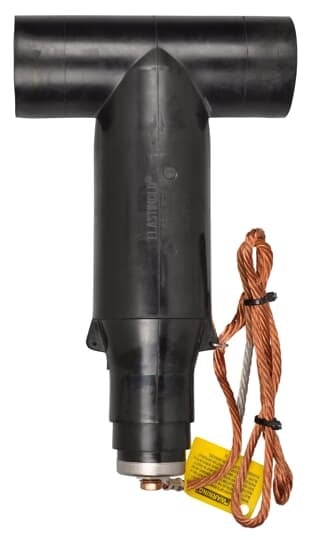 Shielded Surge Arrester, ESA Elbow Surge Arrester, 15/25kV,  600 Amp, MCOV KV RMS is 12.70.  ANSI/IEEE Standard 386.  IEEE C62.11.