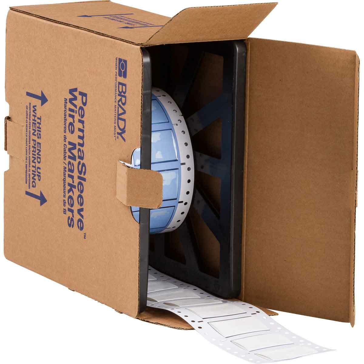 Wire Mkr,THT,B342,0.75x2,Wht,250 EA/RL