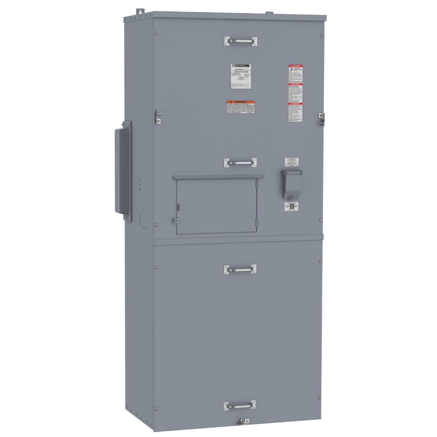 EZM31600GCBUMS Main Unit, EZ Meter Pak, 1600 Amp, 208Y/120V, 3 Phase, 4 Wire, 65 kA SCCR, Main Breaker with Energy Reduction Maintenance