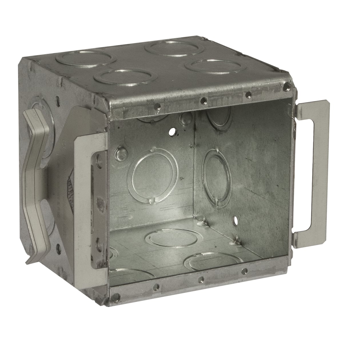 Block-Loc Masonry Boxes, 2 Gang, Welded, 3-1/2" Deep - NongangablewithConduit KO's